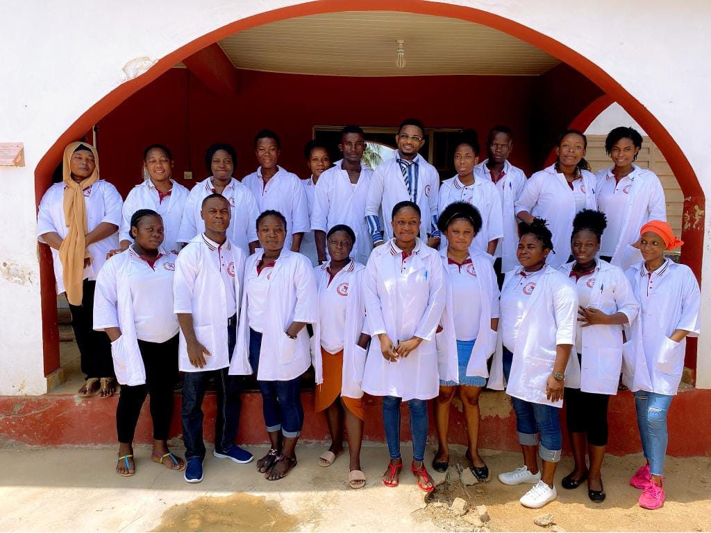 Our Students & Staff in Lab Coats